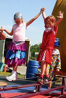Tightwire at a party